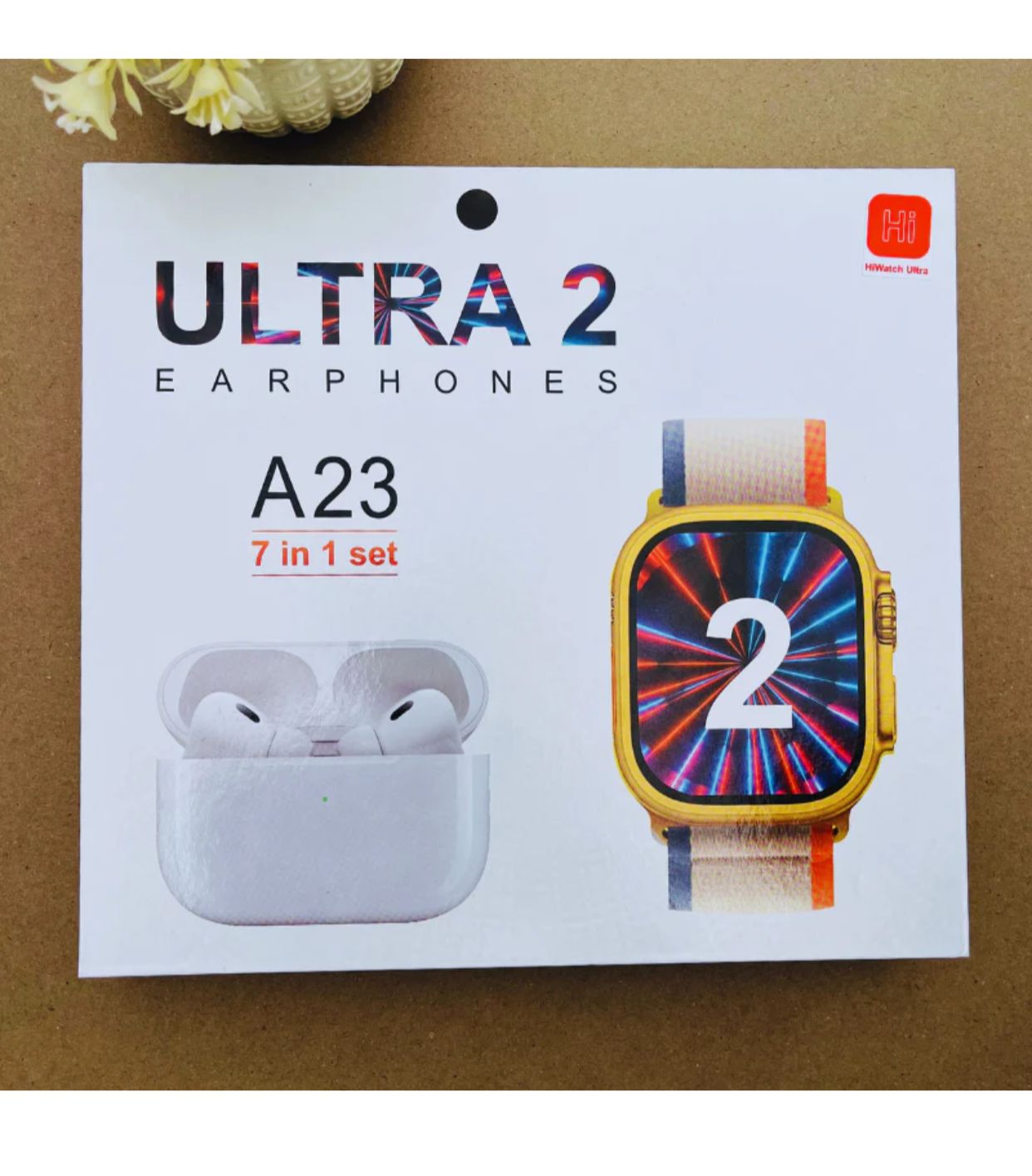 A23 ultra 2 Smartwatch & Earbuds|7-in-1 Ultimate Bundle |Free COD